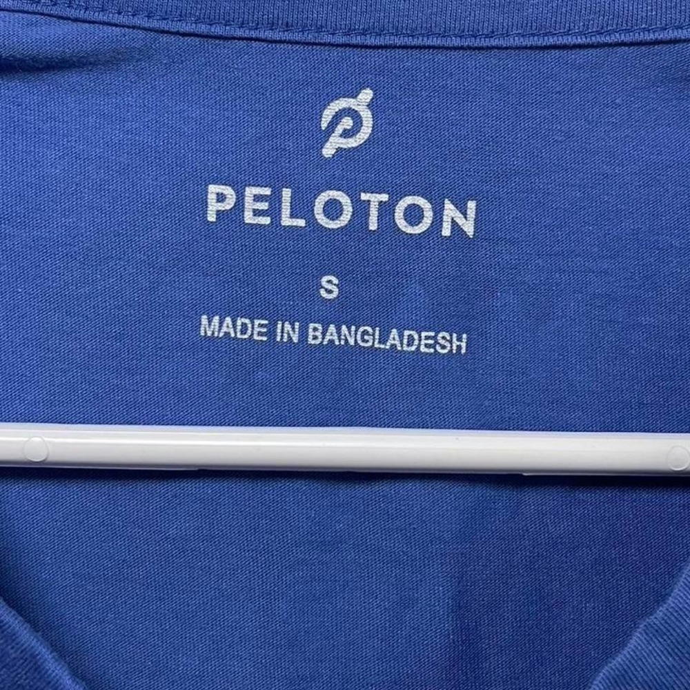 Peloton Mens Blue Make Your Mark Graphic Athletic Tank Top Size Small S - Picture 2 of 4